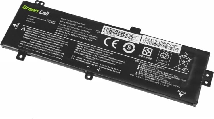 Bateri për laptop Green Cell LE118, Li-poly, 3500 mAh, 7.6V, për Lenovo Ideapad 310/510