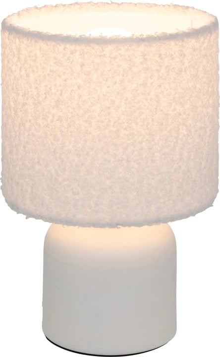 Llambë tavoline Jela, ngjyrë e bardhë, 14x22cm