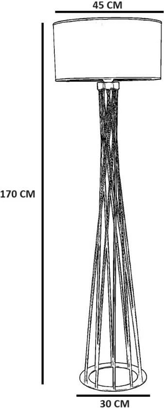 Llambë dyshemeje Opviq, ngjyrë ari, 8827-5