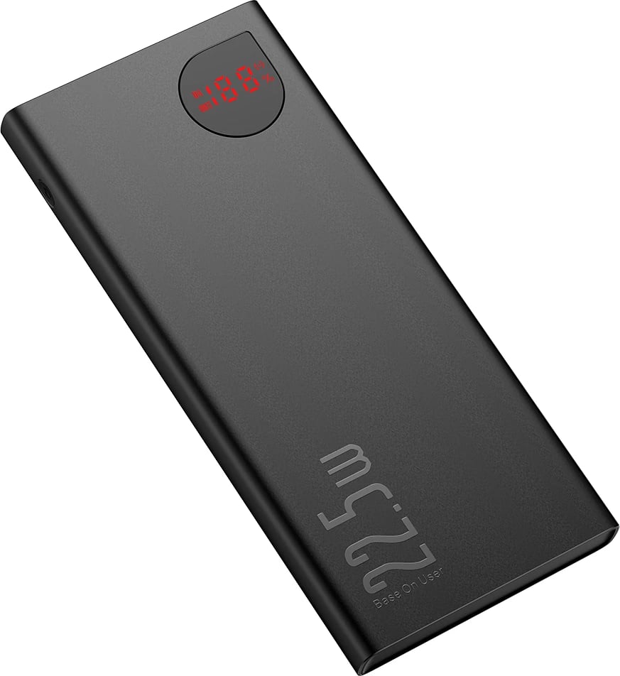 Powerbank Baseus Adaman Metal 10000mAh 22.5W, e zezë
