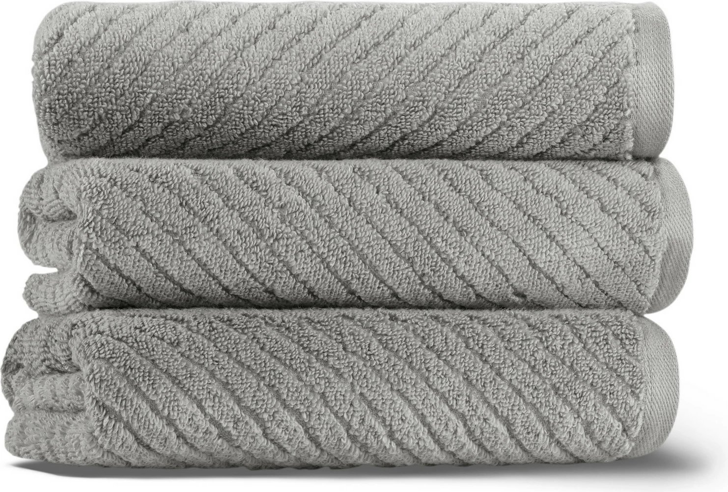 Peshqir larjeje Mijölnir, model Chevron, ngjyrë gri