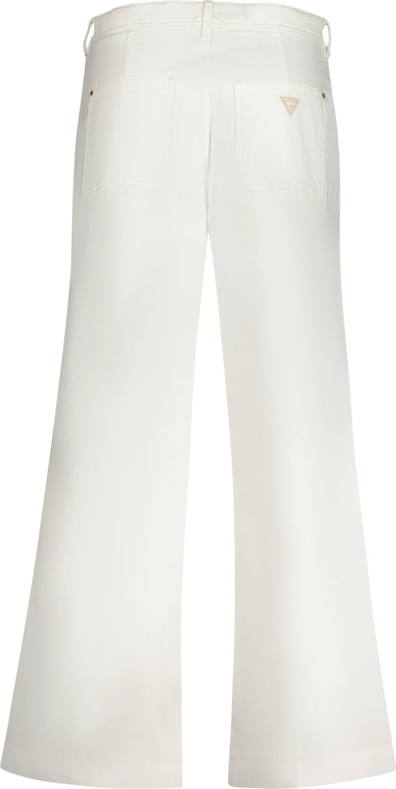 Pantallona xhinse GUESS JEANS Dakota Relaxed High femra, të bardha