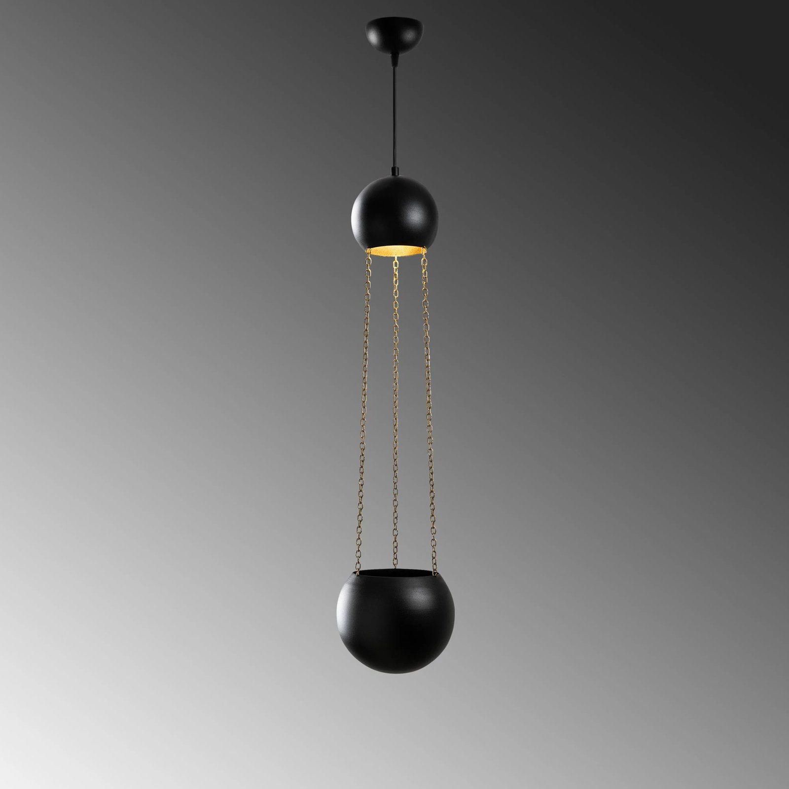 Llambë tavani Opviq, e zezë, 15421