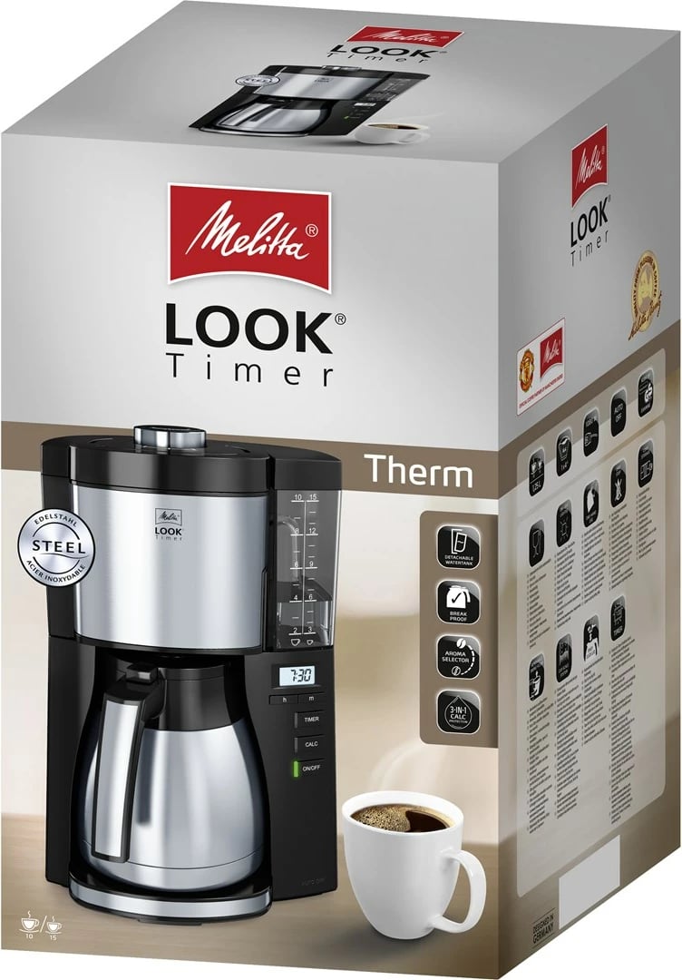 Aparat kafeje Melitta 1025-18, i zi Aparat kafeje Melitta 1025-18, i zi