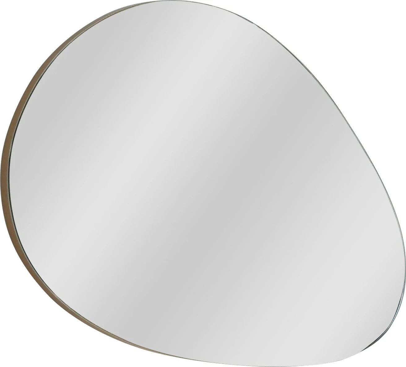 Pasqyrë moderne, ngjyrë ari, Hanah Home, Porp, 90x60cm