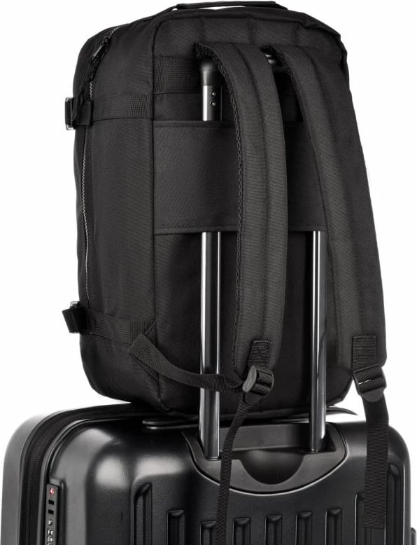 Çantë shpine Meteor unisex, e zezë Çantë shpine Meteor unisex, e zezë