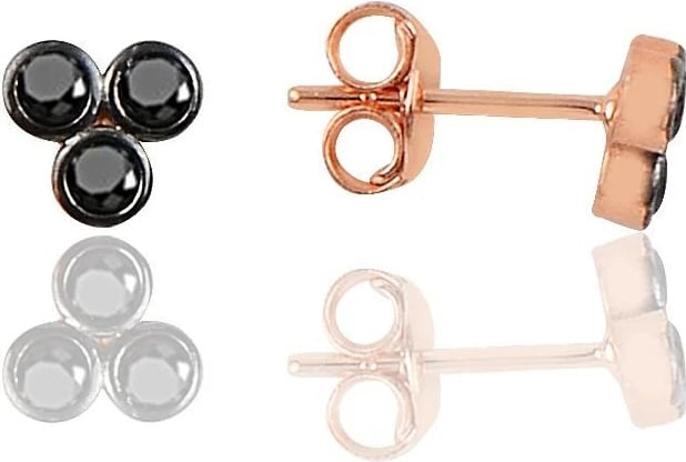 Vathë argjendi Jumeon, ngjyrë rozë ari dhe e zezë, SGTL9880