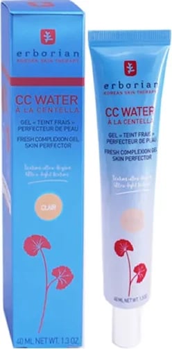 Xhel për fytyrë Erborian CC Water A La Centella Clair 40ml unisex