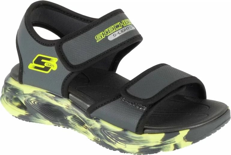 Sandale për fëmijë Skechers, gri
