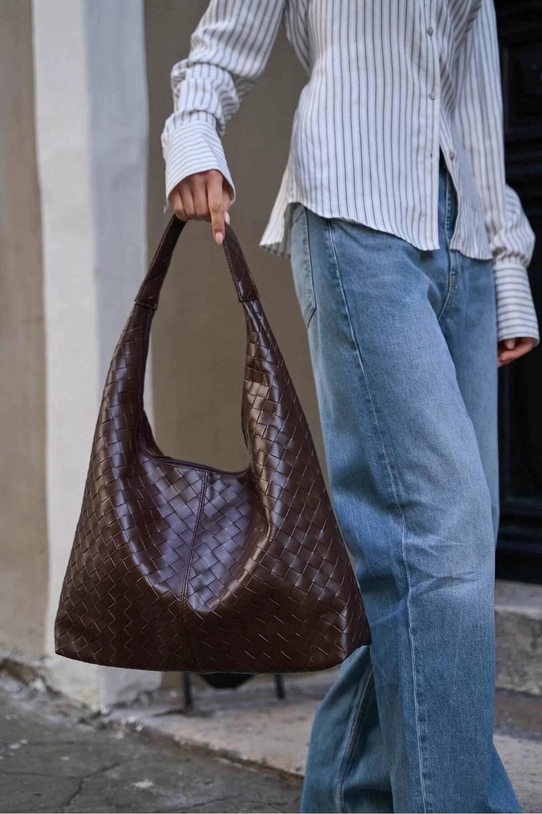 Çantë krahu Zoozie Bags, ngjyrë kafe, MK1020024SM25-003