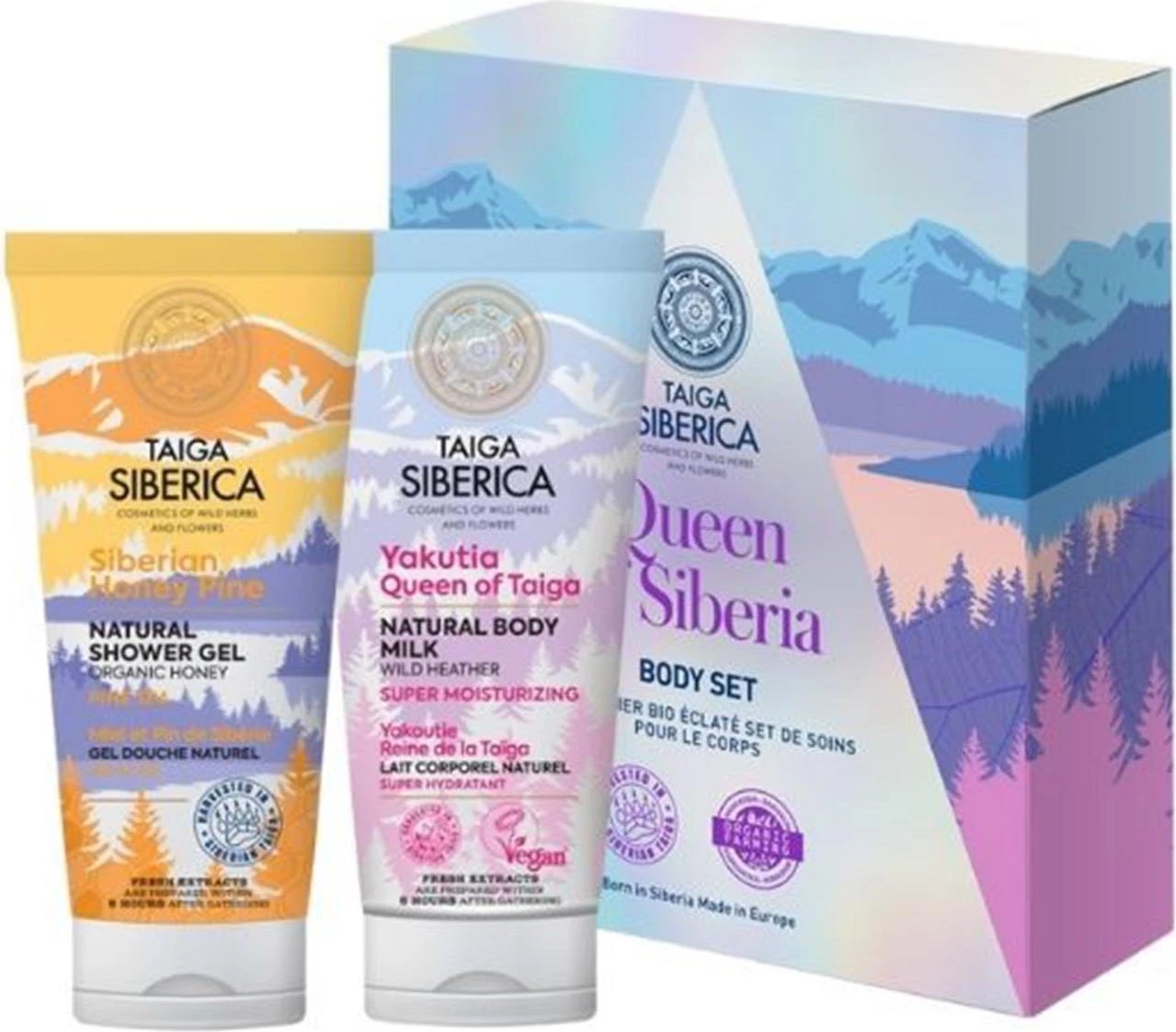Set për trup, Natura Siberica Taiga Exfoliante Corporal Natural, unisex, 1 copë