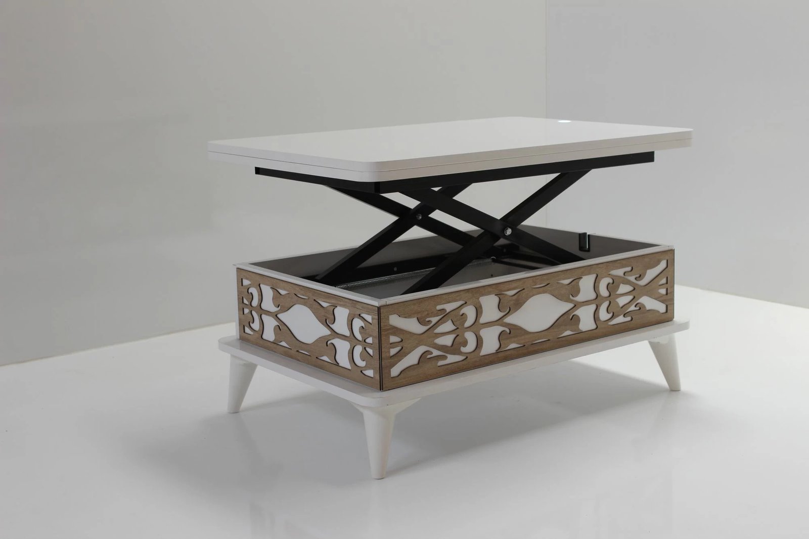 Tavolinë për kafe Skye Decor, Ada, e bardhë