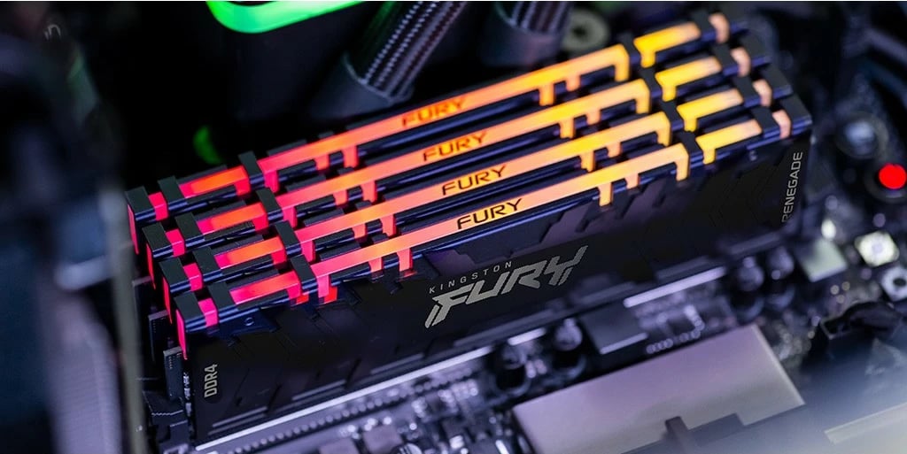 RAM Memorje Kingston FURY Renegade RGB 64GB (4x16GB) 3600MT/s DDR4 RAM Memorje Kingston FURY Renegade RGB 64GB (4x16GB) 3600MT/s DDR4