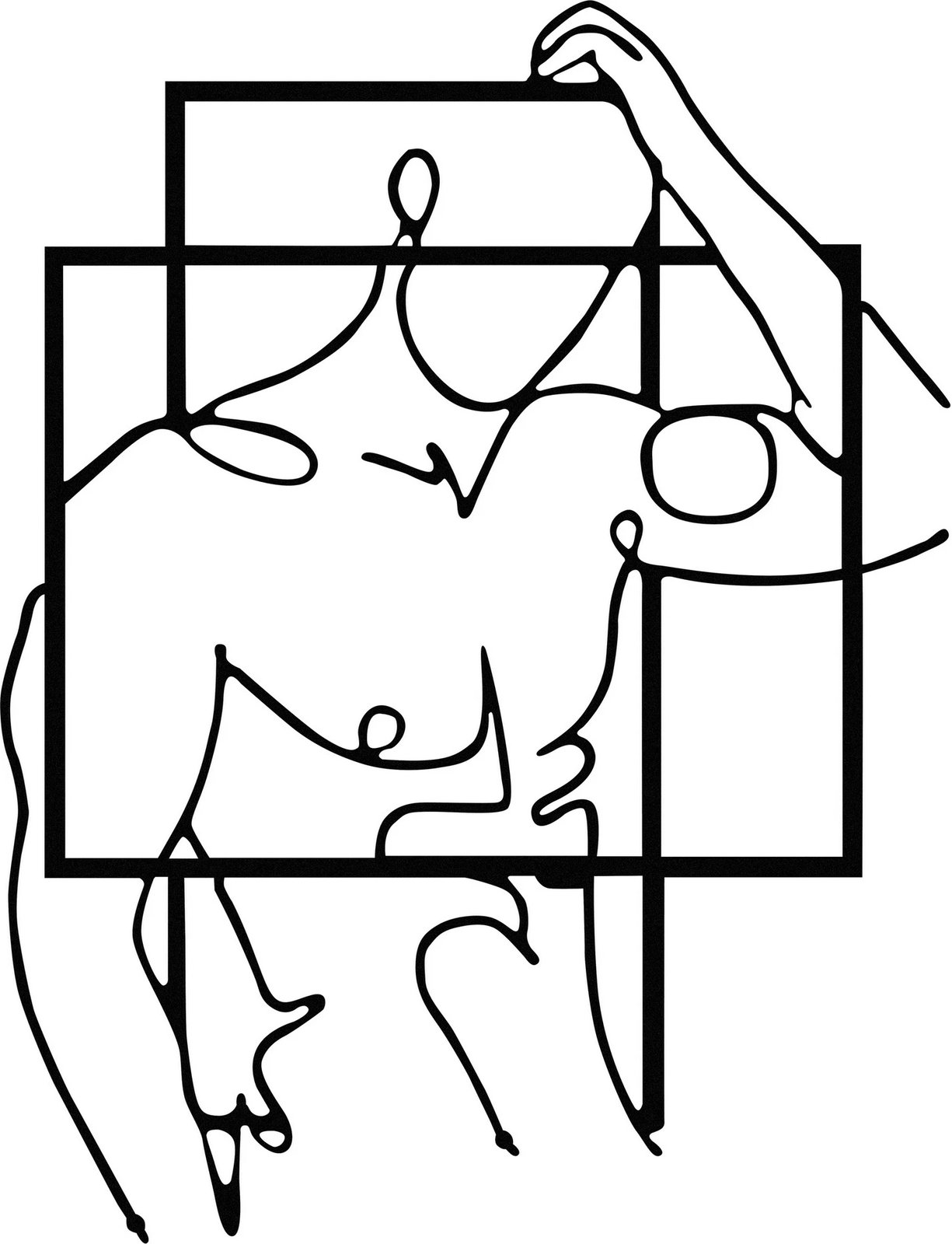 Aksesor dekorativ metalik për mur Wallity, Fit Man, ngjyrë e zezë, 39x51cm