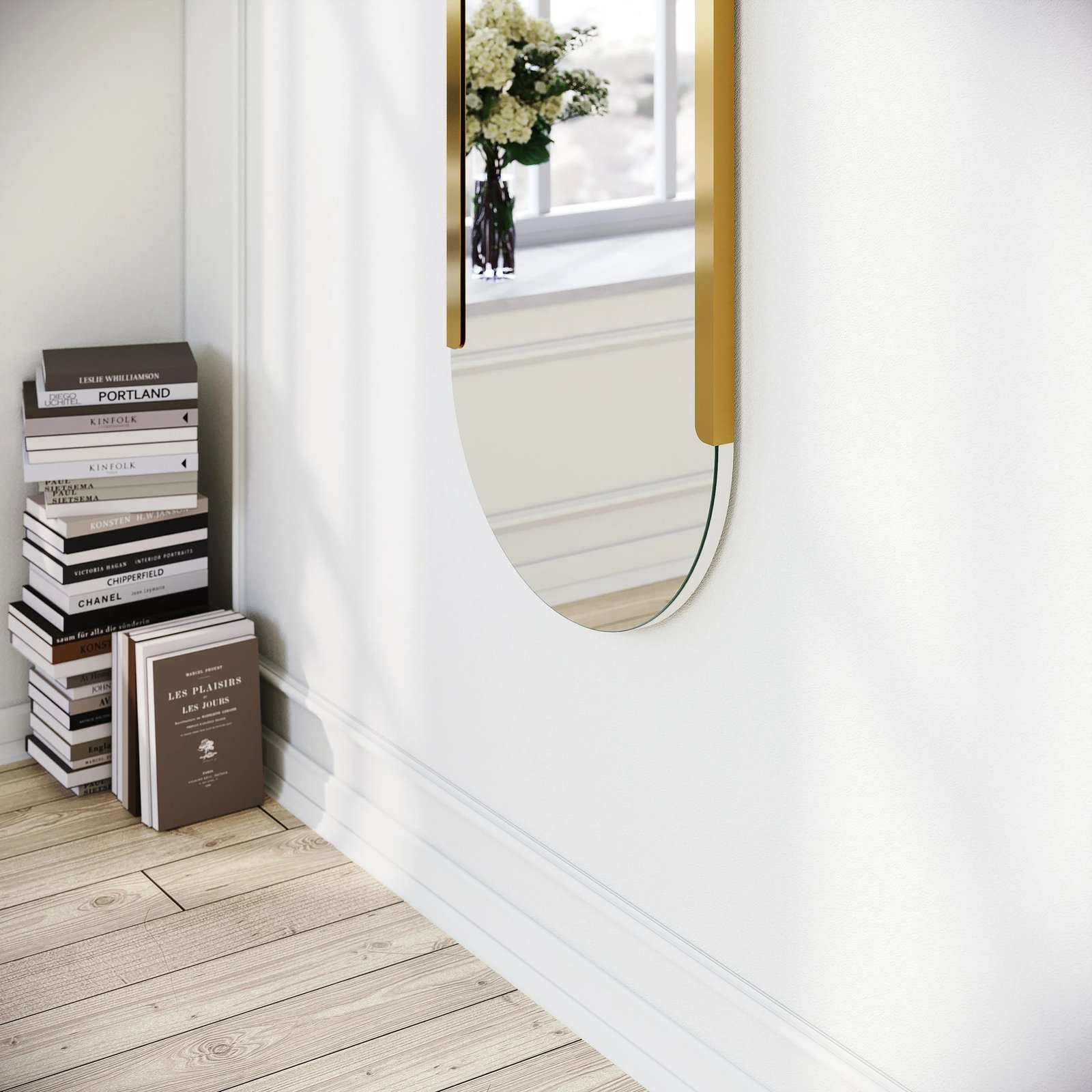 Pasqyrë Hanah Home Caprice, ngjyrë ari