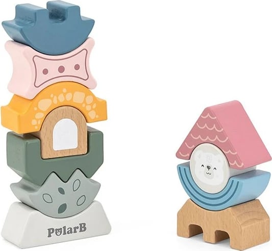 kullë druri, Viga PolarB, 11 forma grumbullimi, për 18+ muaj, shumëngjyrëshe