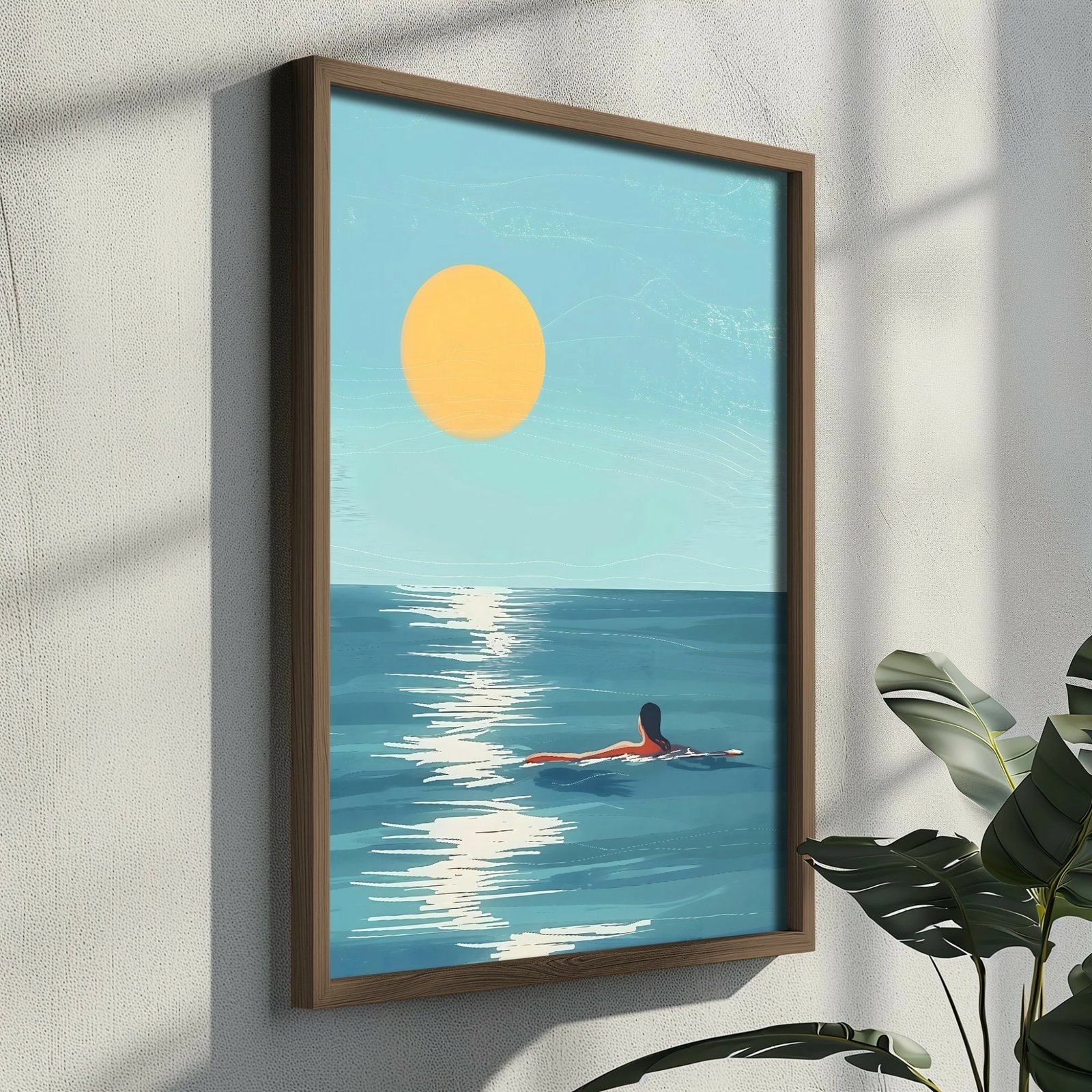 Pikturë dekorative me kornizë MDF, shumëngjyrëshe, Wallity, GE101-L, 35x47x3.5cm