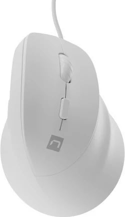 Maus vertikal Natec CRAKE 2 PRO, 12800 DPI, RGB, i bardhë, me kabllo