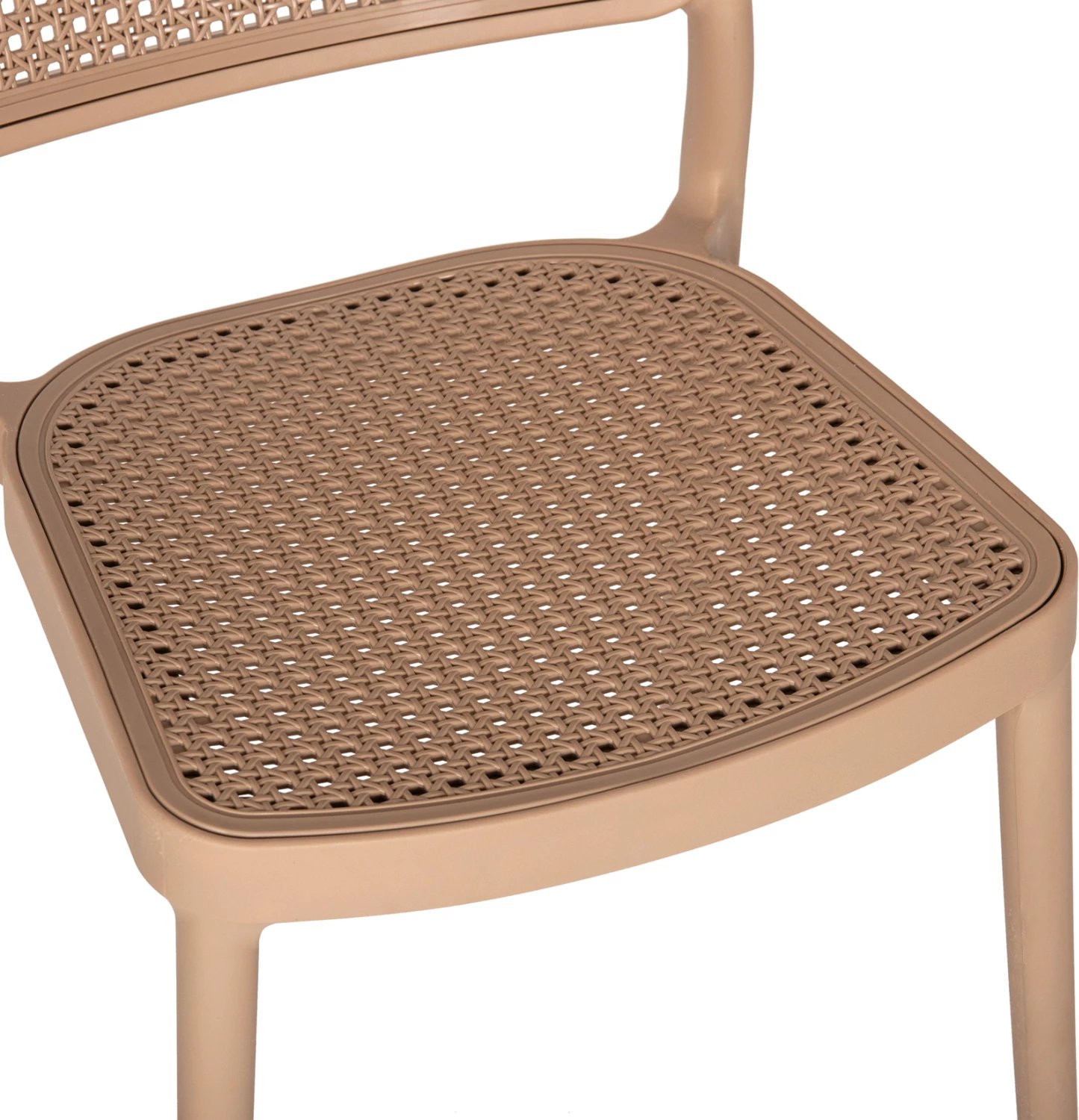 Karrige polipropileni MEKO FH5934.03, ngjyrë kapuçino, 51x52x80H cm Karrige polipropileni MEKO FH5934.03, ngjyrë kapuçino, 51x52x80H cm
