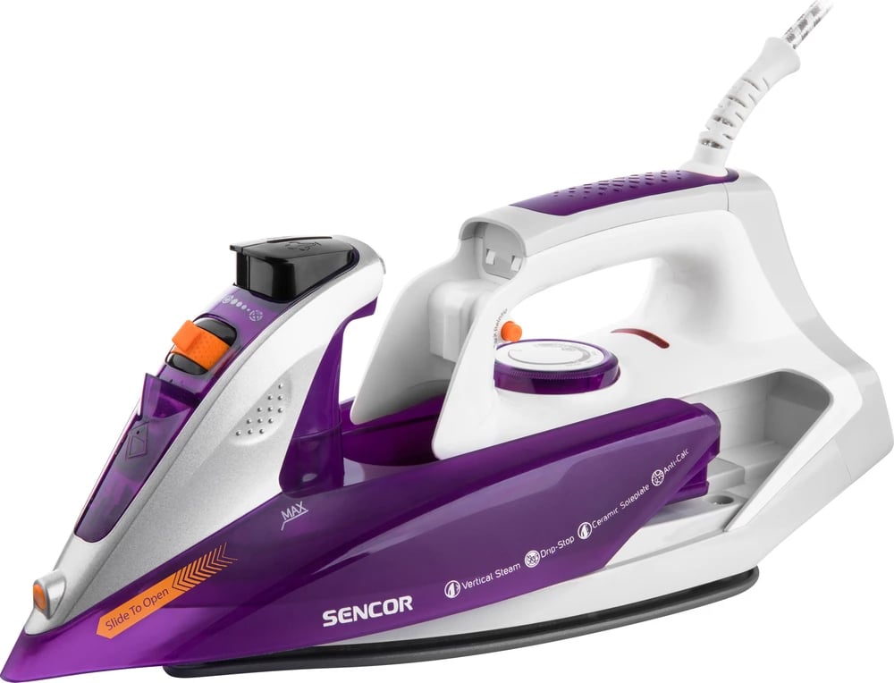 Hekur për hekurosje Sencor SSI 8710VT, 2400 W, i vjollcë