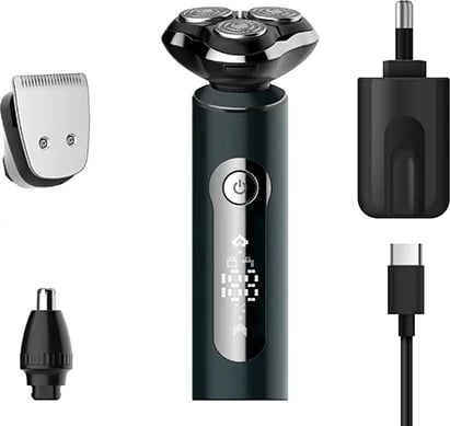 Makinë rroje, Adler, AD 2940 3 në 1, IPX7 Wet & Dry, LCD, USB-C, 60 min, me kuti udhëtimi