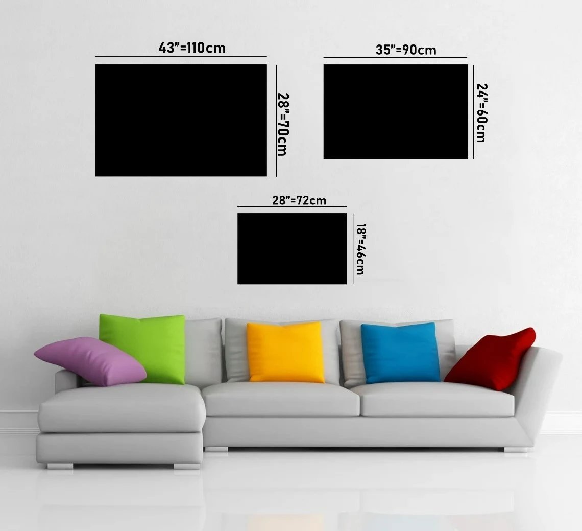 Pikturë dekorative xhami e temperuar, shumëngjyrëshe, 90x60cm