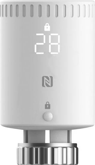 Termostat i mençur Milesight për radiator, IoT, i bardhë