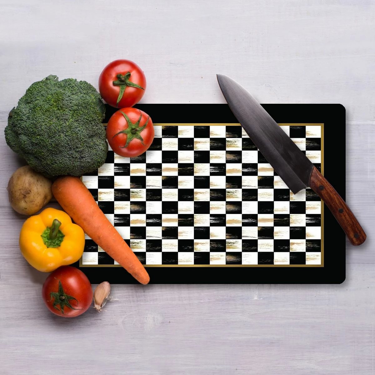 Dërrasë prerëse Hermia, qelq i temperuar, shumëngjyrëshe, Ckt50 - 3040, 30x40cm Dërrasë prerëse Hermia, qelq i temperuar, shumëngjyrëshe, Ckt50 - 3040, 30x40cm