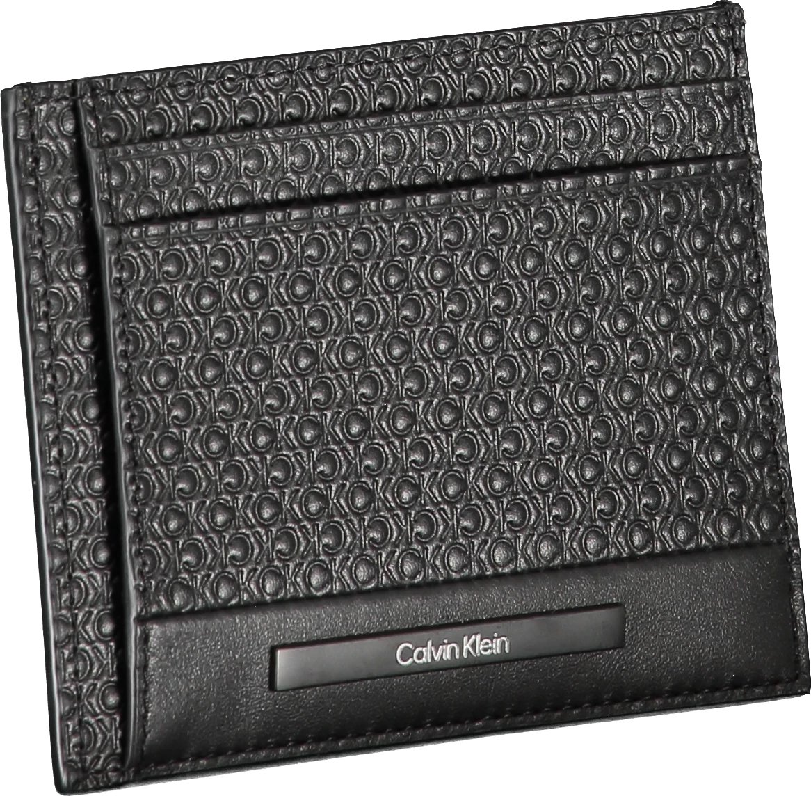 Portofol për meshkuj Calvin Klein, i zi