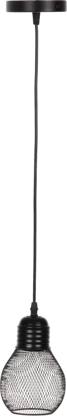 Llambë varëse tavani, rrjetë metali e zezë, FH4171, Φ13x125H cm Llambë varëse tavani, rrjetë metali e zezë, FH4171, Φ13x125H cm