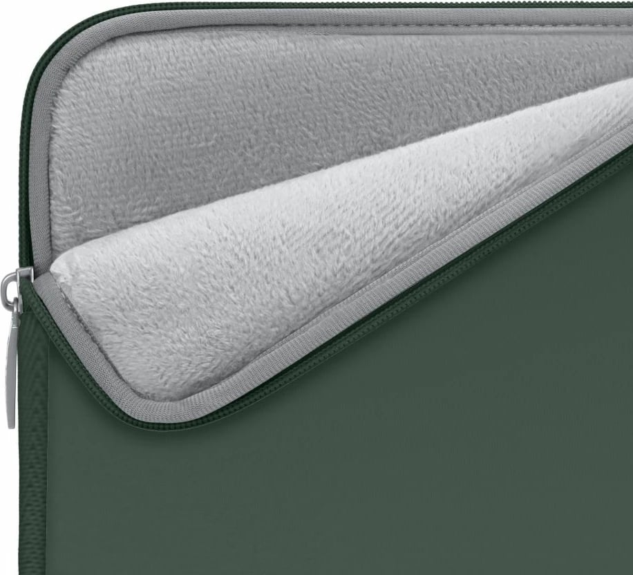 Kasë laptopi Tech-Protect NeoSlim 13-14 inç me çantë aksesorësh, e gjelbër