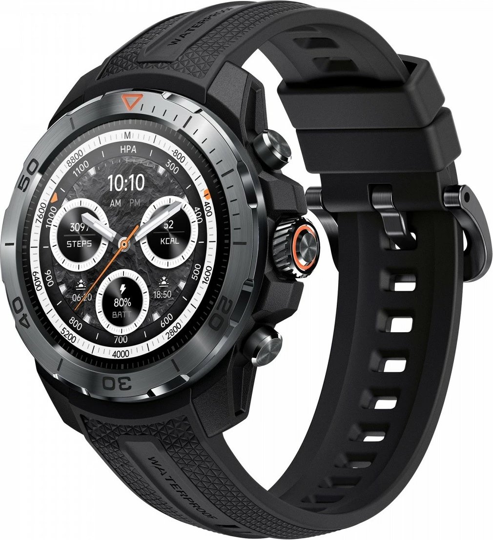Smartwatch Mibro GS Explorer, 1.3", 128 MB, 460 mAh, e zezë