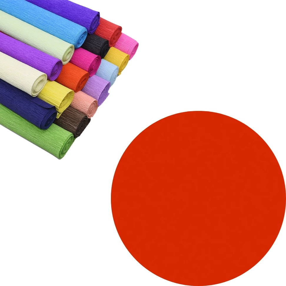 OSH LETER KREP KUQE PORTOKALLI 50X200CM 1/10 SC1241