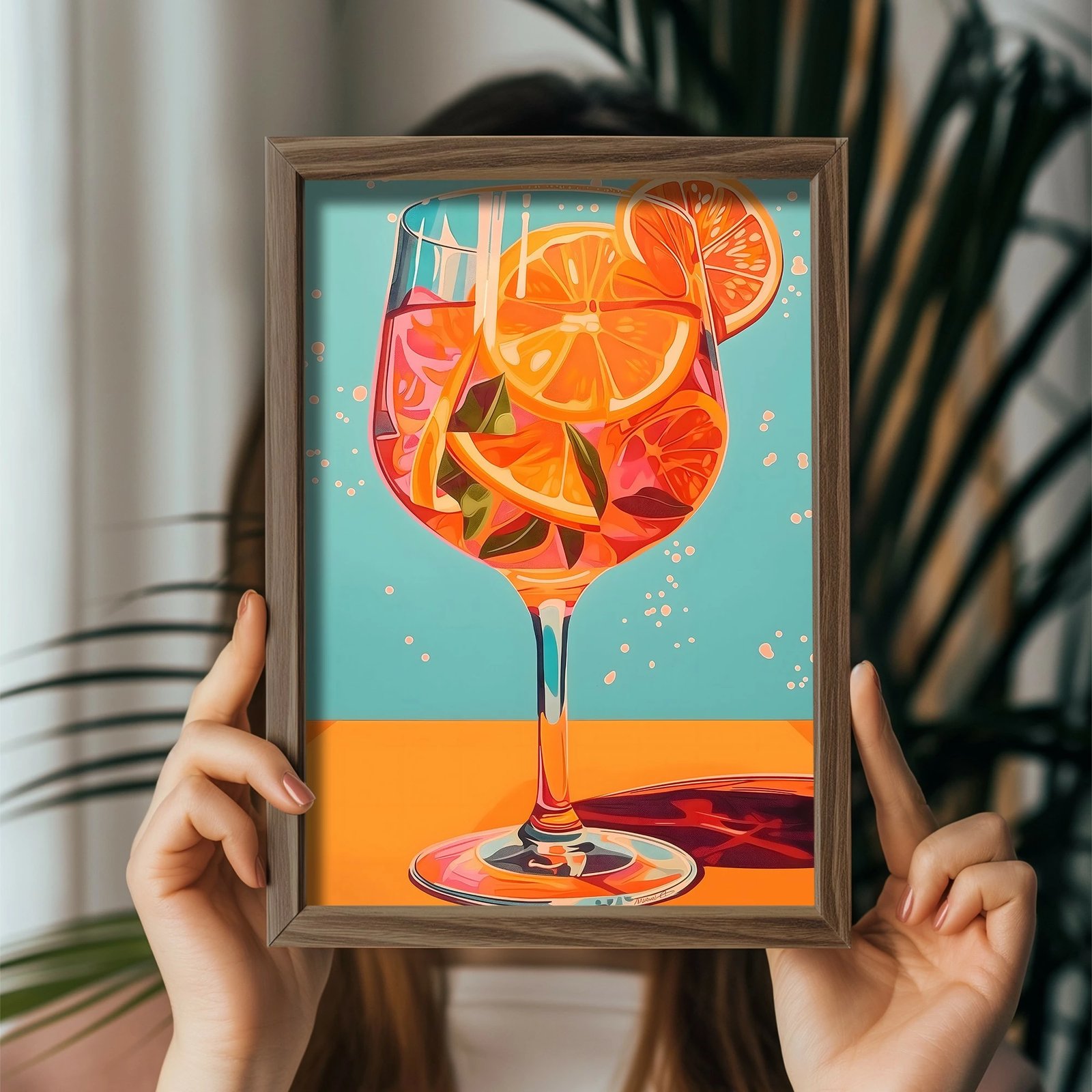 Pikturë dekorative me kornizë MDF, Wallity, GE251-L