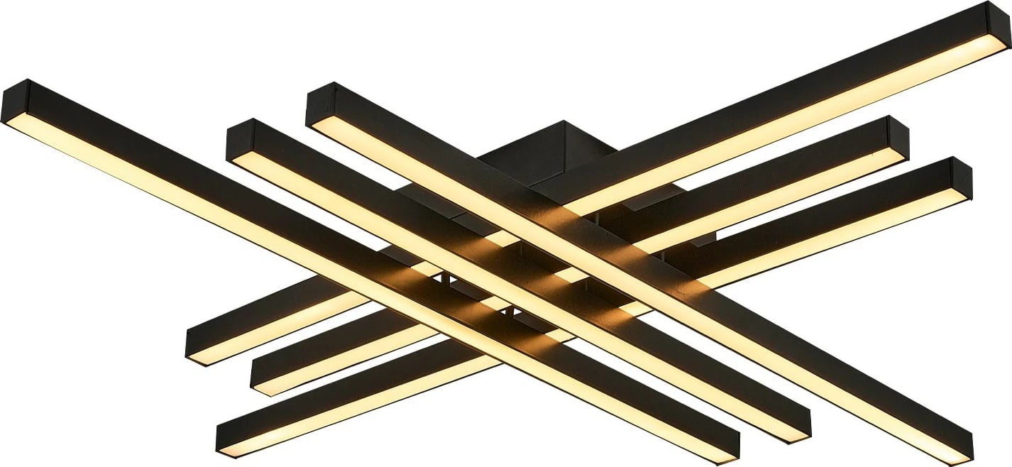 Llambë tavani moderne, Opviq, e zezë, L1248