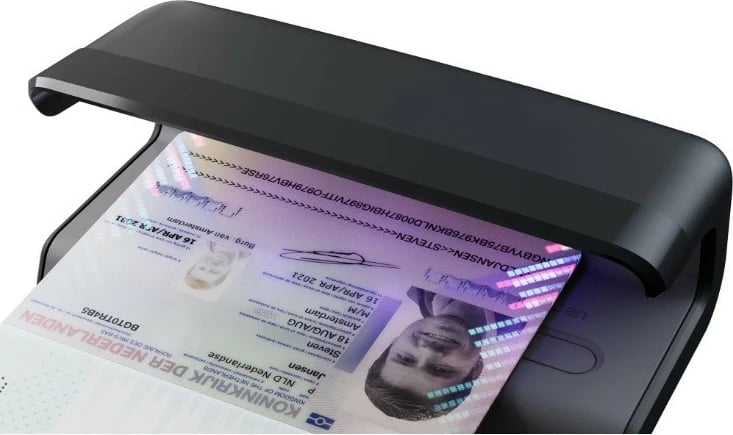 Tester UV Safescan 55 LED, për kartëmonedha dhe dokumente, i zi