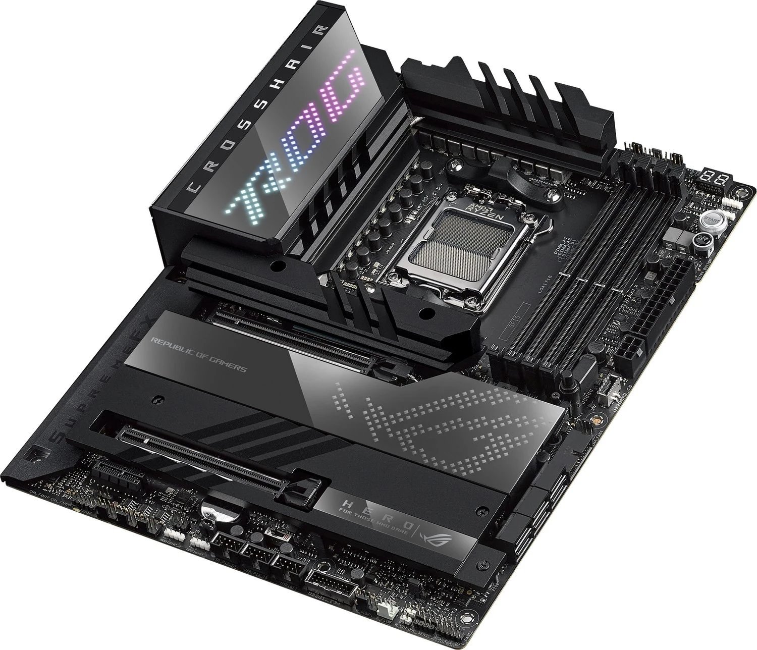 Pllakë amë Asus Rog Crosshair X670E Hero, DDR5, AMD X670 Pllakë amë Asus Rog Crosshair X670E Hero, DDR5, AMD X670