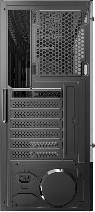 Kasë Darkflash LEO, Middle Tower, ATX/M-ATX/ITX, xham i temperuar, e zezë