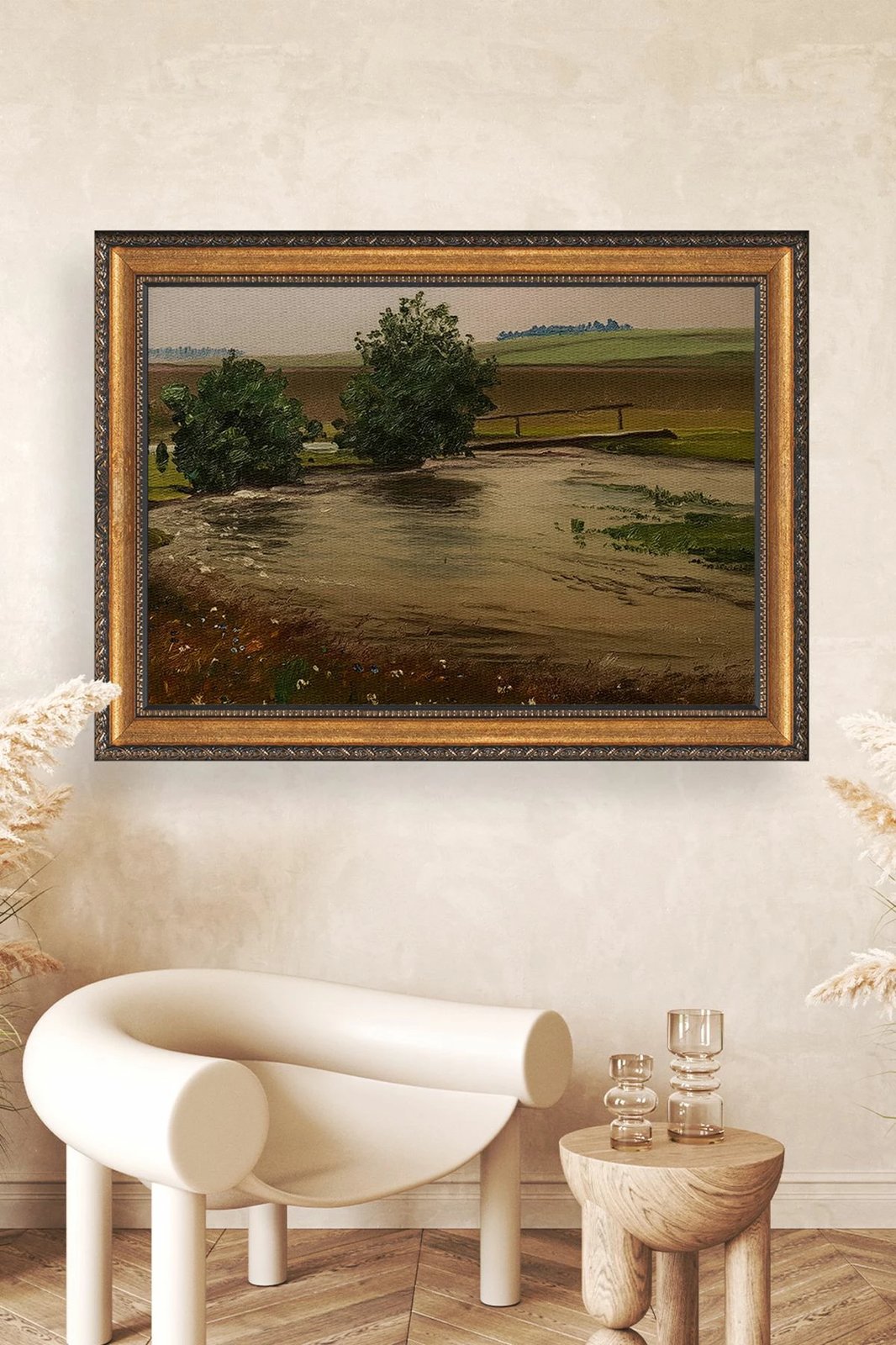 Pikturë dekorative në kanavacë me kornizë, Wallity, ATCRCVCNVSMDL43 - 40x60cm