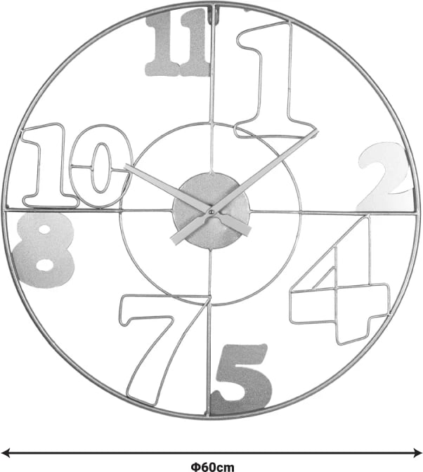 Orë muri Hugo Inart metalike ngjyrë ari 60x3x60cm