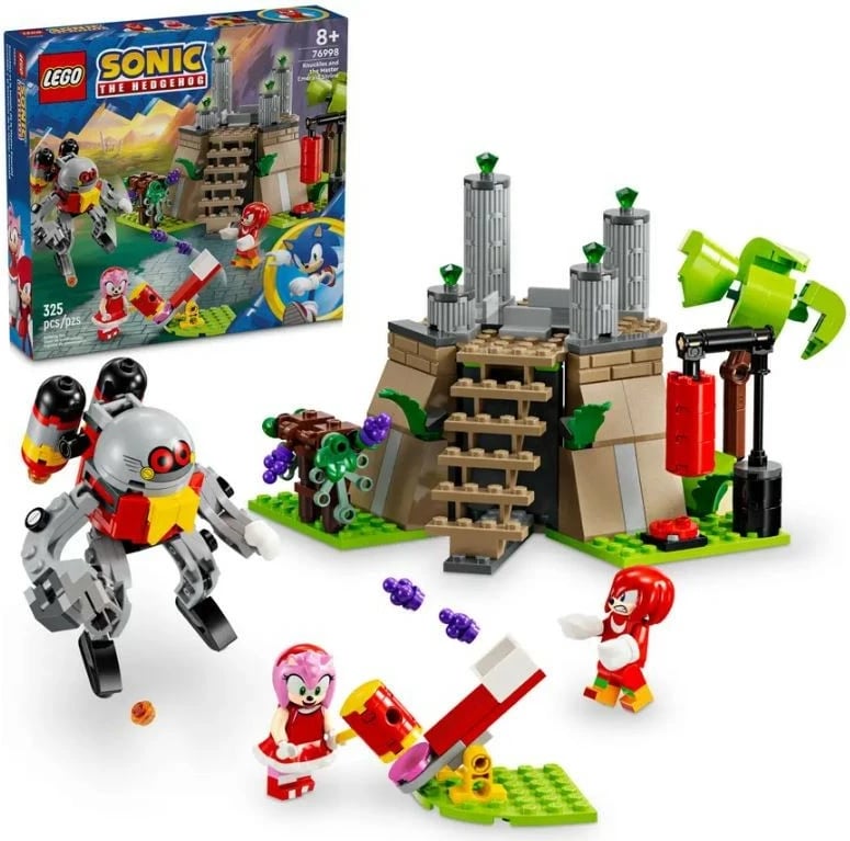 Set ndërtimi LEGO Sonic the Hedgehog 76998 Knuckles and Master Emerald Temple, 325 pjesë