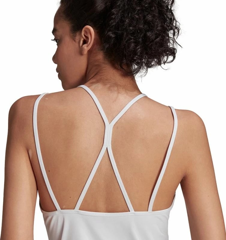 Bluzë sportive për femra Adidas, e bardhë