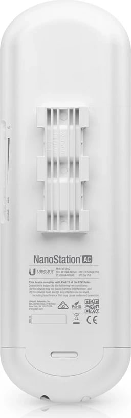 Pajisje tradlos Ubiquiti NanoStation ac NS-5AC, e bardhë