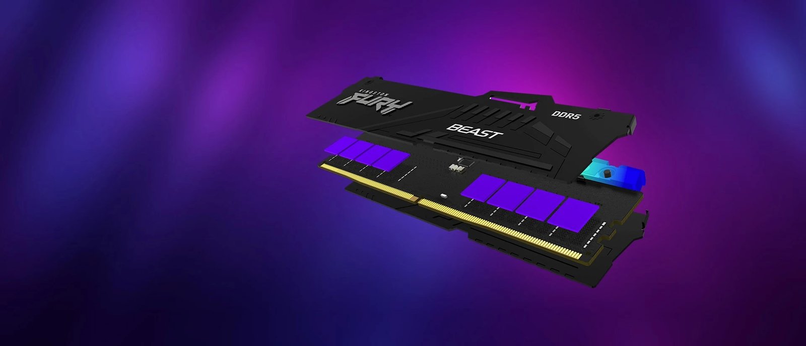 RAM Memorie Kingston Technology FURY RGB, 64GB DDR5, CL36 (2x32GB) RAM Memorie Kingston Technology FURY RGB, 64GB DDR5, CL36 (2x32GB)
