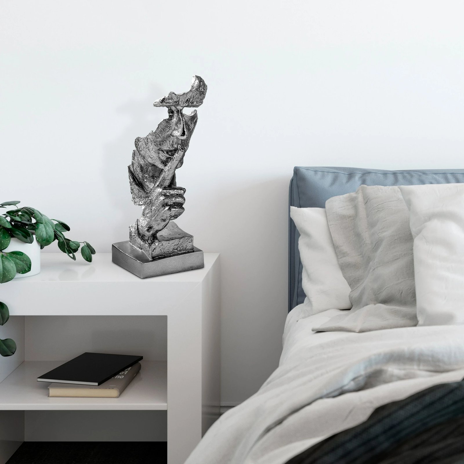 Objekt dekorativ Evila Originals, Yak-031-B, ngjyrë argjendi Objekt dekorativ Evila Originals, Yak-031-B, ngjyrë argjendi