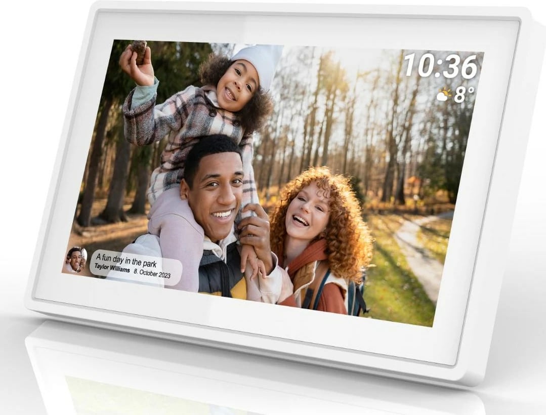 Kornizë digjitale Denver PFF-725W, 7" Touchscreen, Wi-Fi, Bardhë