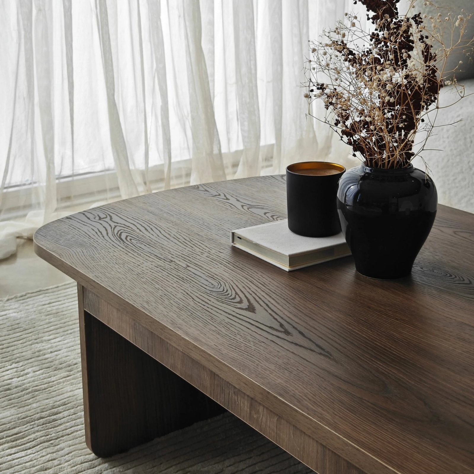 Tavolinë kafeje Skye Decor, ngjyrë arre, Theseus