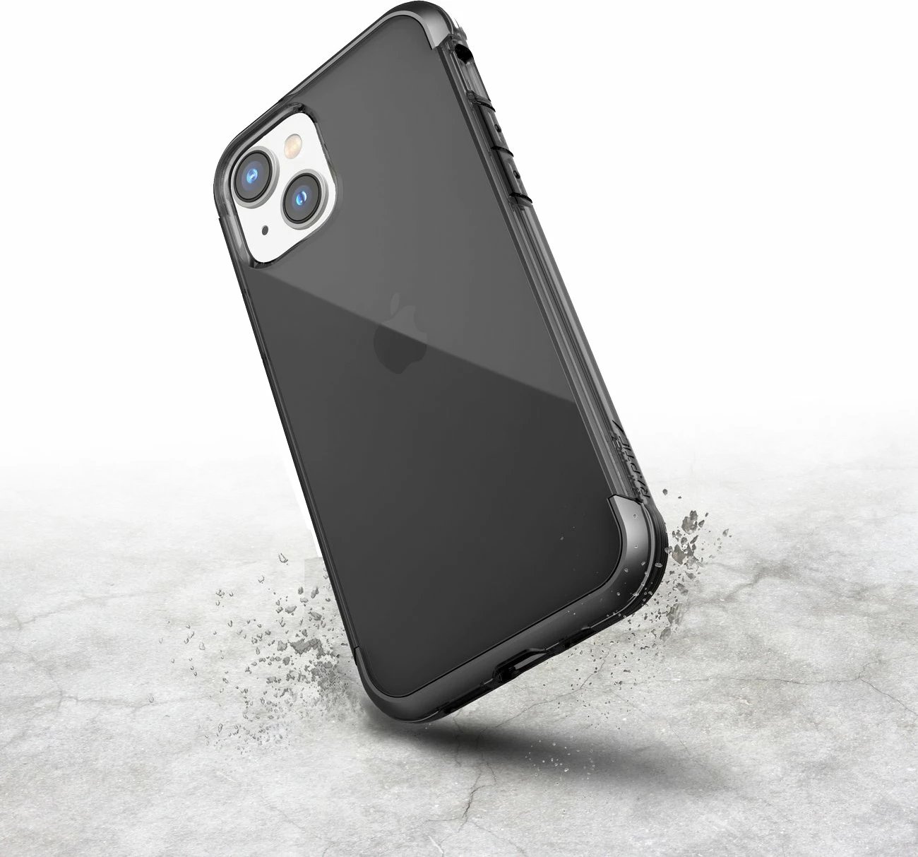 Mbështjellës Raptic X-Doria Air për iPhone 14 Plus, MagSafe, i fortë, gri