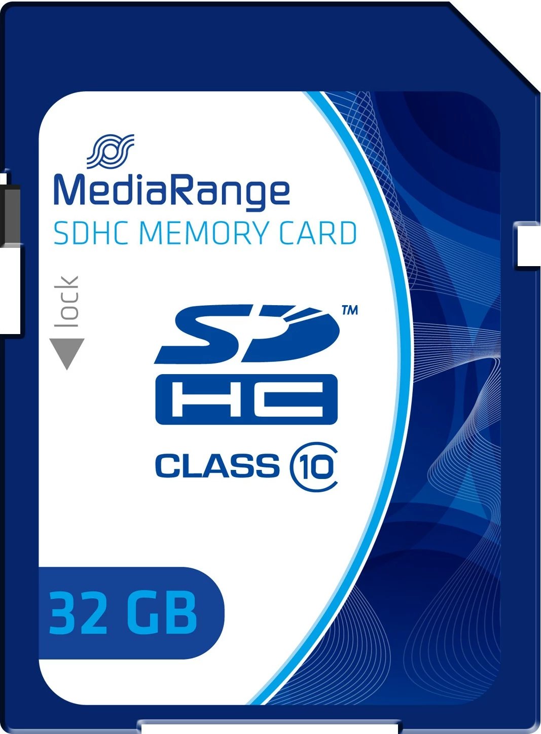 Kartelë memorie SDHC MediaRange MR964, 32GB, Class 10, 45MB/s, blu