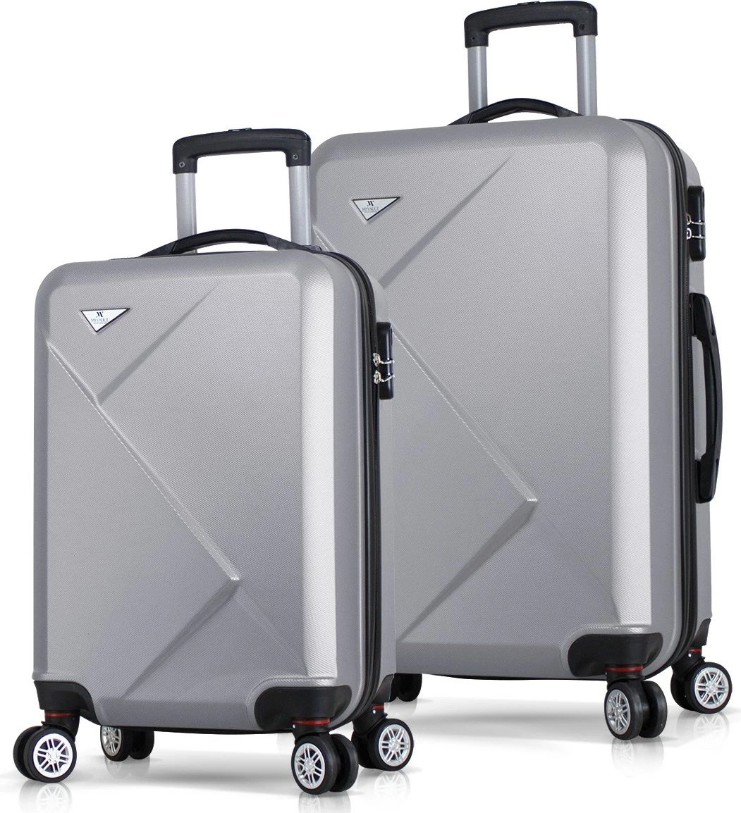 Set valixhesh (2 copë), gri, Zoozie Bags, 4896